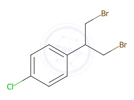 Chemical structure of 1-Chloro-4-(1,3-dibromopropan-2-yl)benzene
