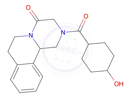 Chemical structure of Praziquantel Impurity 1