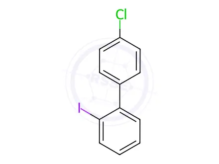 Chemical structure of 4'-chloro-2-iodo-1,1'-bipheny