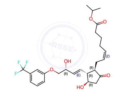 Chemical structure of 9-Keto Travoprost