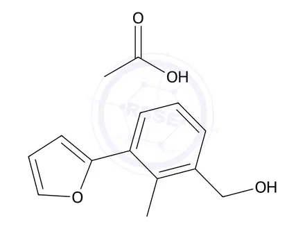 Chemical structure of 3-(Furan-2-yl)-2-methylbenzyl acetate