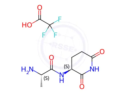 Chemical structure of Alanyl Glutamine Impurity 7 Trifluoroacetate