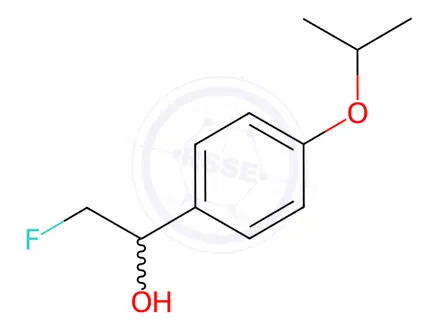 Chemical structure of α-(Fluoromethyl)-4-(1-methylethoxy)benzenemethanol