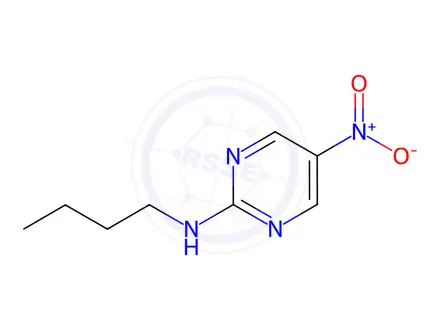 Chemical structure of N-butyl-5-nitropyrimidin-2-amine