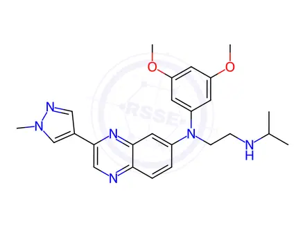Chemical structure of Erdafitinib