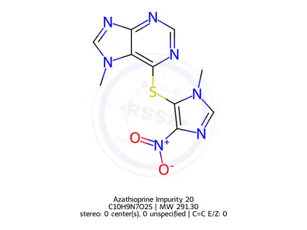 Chemical structure of Azathioprine Impurity 20