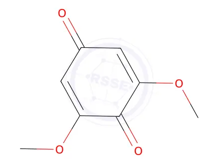 Chemical structure of 2,6-Dimethoxy-1,4-benzoquinone