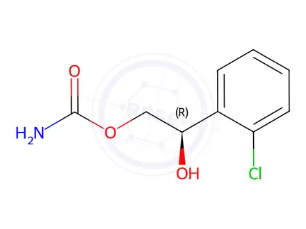 Chemical structure of (R)-Carisbamate(RWJ-452399)