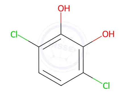 Chemical structure of 3,6-Dichlorocatechol