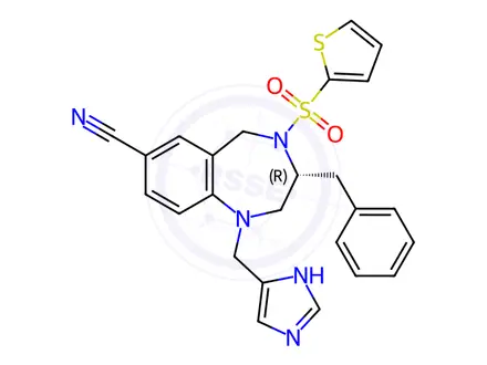 Chemical structure of BMS-214662