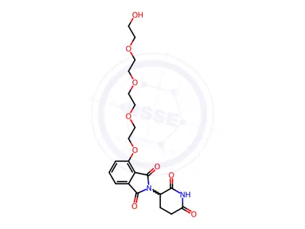 Chemical structure of Thalidomide-O-PEG4-OH