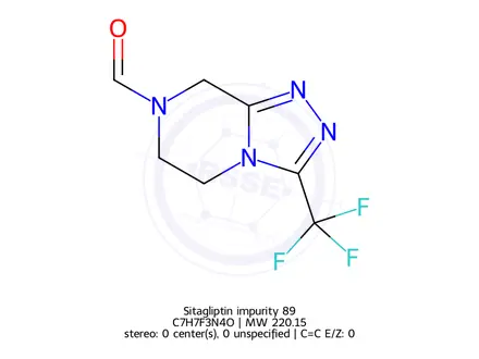 Chemical structure of Sitagliptin Impurity 147