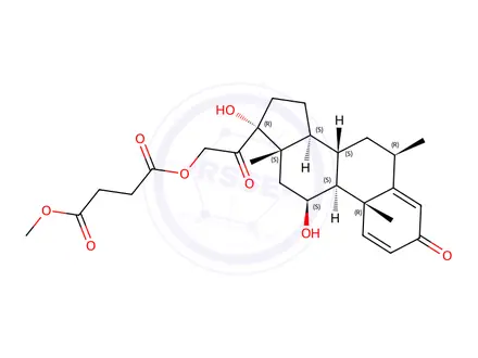 Chemical structure of MethylPrednisolone Impurity 66