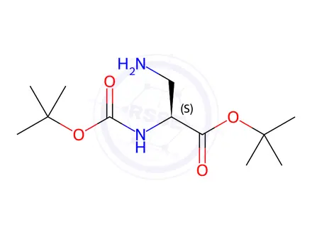 Chemical structure of Boc-Dap-OtBu hydrochloride salt