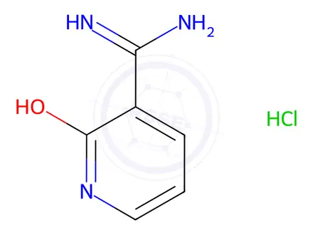 Chemical structure of 2-Hydroxynicotinimidamide hydrochloride