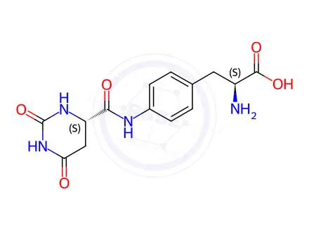 Chemical structure of 4-Borono-L-phenylalanine Impurity 2