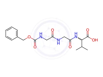Chemical structure of Z-GLY-GLY-VAL-OH