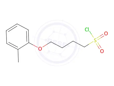 Chemical structure of 4-(2-methylphenoxy)butane-1-sulfonyl chloride