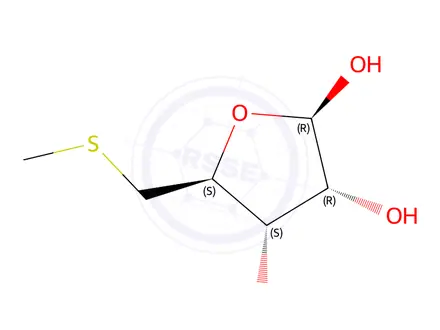 Chemical structure of (2R,3S,4S)-2,3,4-trihydroxy-5-methylsulfanyl-pentanal