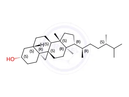 Chemical structure of 24-methylpollinastanol