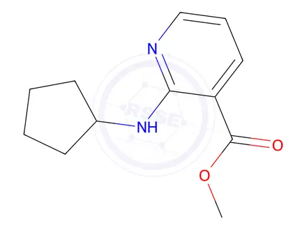 Chemical structure of Methyl 2-(cyclopentylamino)nicotinate