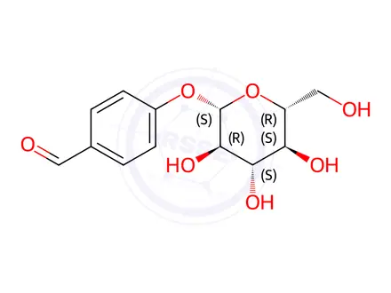 Chemical structure of Gastrodin Impurity I