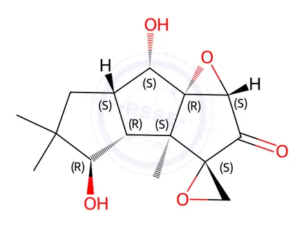 Chemical structure of coriolin