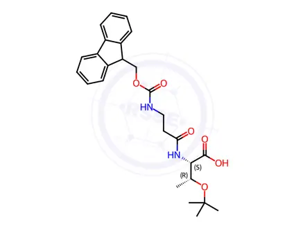 Chemical structure of Fmoc-β-Ala-Thr(tBu)-OH