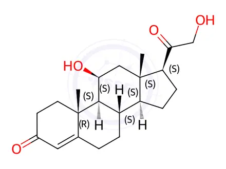 Chemical structure of Corticosterone