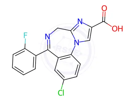 Chemical structure of Imidazenil Impurity 70