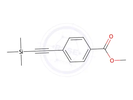 Chemical structure of Methyl 4-((trimethylsilyl)ethynyl)benzoate