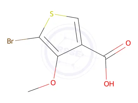 Chemical structure of 5-Bromo-4-methoxythiophene-3-carboxylic Acid