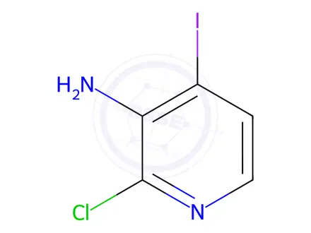 Chemical structure of 2-Chloro-4-iodopyridin-3-amine