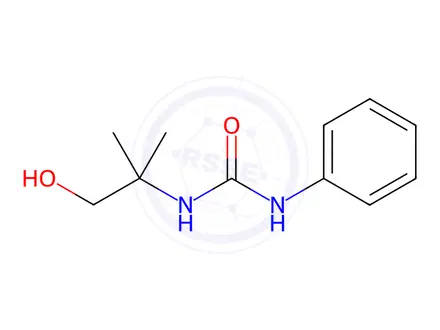 Chemical structure of 1-(1-Hydroxy-2-methylpropan-2-yl)-3-phenylurea