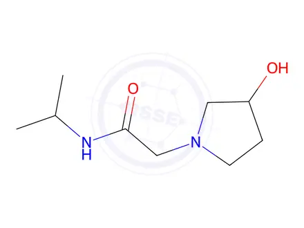 Chemical structure of 2-(3-hydroxypyrrolidin-1-yl)-n-(propan-2-yl)acetamide