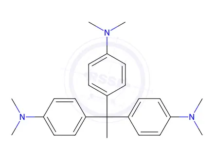 Chemical structure of 1,1,1-TRIS(4-N,N-DIMETHYLAMINOPHENYL)-ETHANE