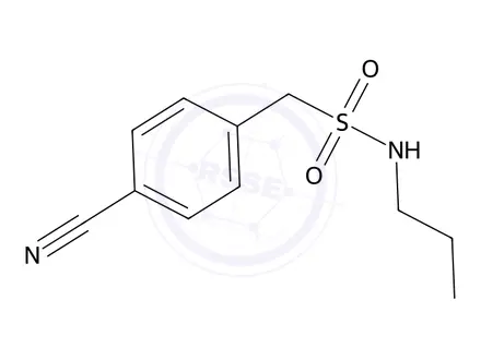 Chemical structure of 1-(4-Cyanophenyl)-N-propylmethanesulfonamide