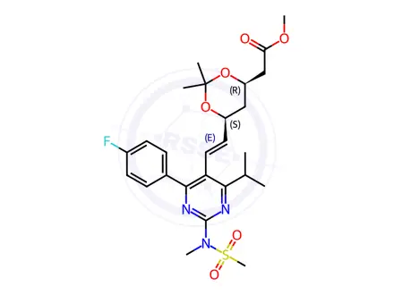 Chemical structure of Rosuvastatin Methyl Intermediate Impurity