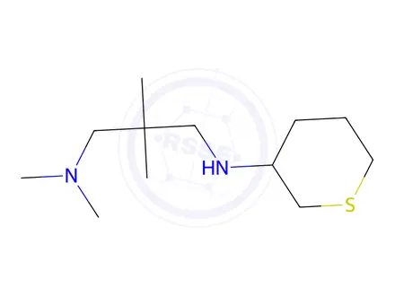 Chemical structure of n1,n1,2,2-Tetramethyl-n3-(tetrahydro-2h-thiopyran-3-yl)propane-1,3-diamine