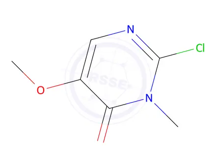 Chemical structure of 2-Chloro-5-methoxy-3-methylpyrimidin-4(3H)-one