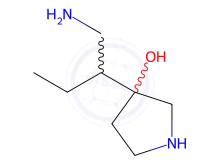 Chemical structure of 3-(1-Aminobutan-2-yl)pyrrolidin-3-ol