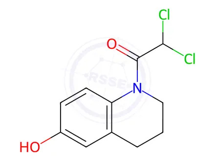 Chemical structure of 1-(Dichloroacetyl)-1,2,3,4-tetrahydro-6-quinolinol