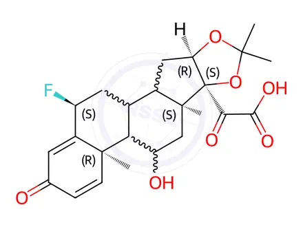Chemical structure of Flunisolide Impurity 3