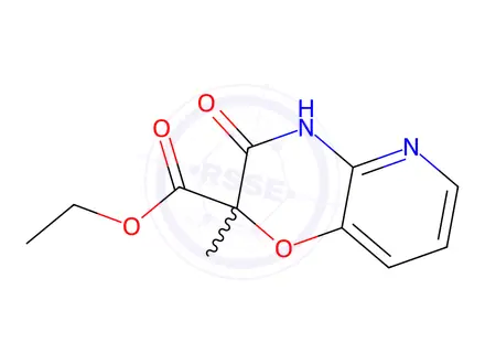 Chemical structure of Ethyl 2-Methyl-3-oxo-3,4-dihydro-2H-pyrido[3,2-b][1,4]oxazine-2-carboxylate