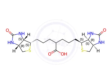 Chemical structure of Biotin EP Impurity A