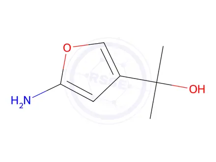 Chemical structure of 2-(5-aminofuran-3-yl)Propan-2-ol