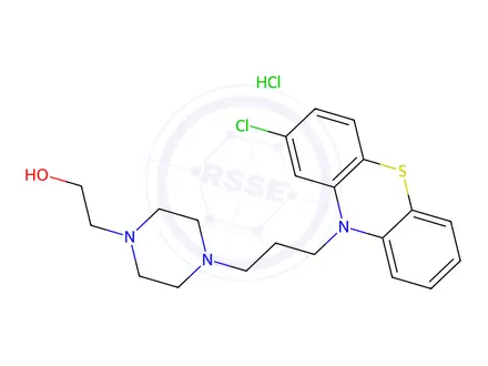 Chemical structure of Perphenazine hydrochloride