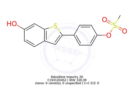 Chemical structure of Raloxifene Impurity 40