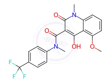 Chemical structure of Tasquinimod