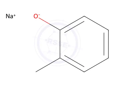Chemical structure of sodium cresolate